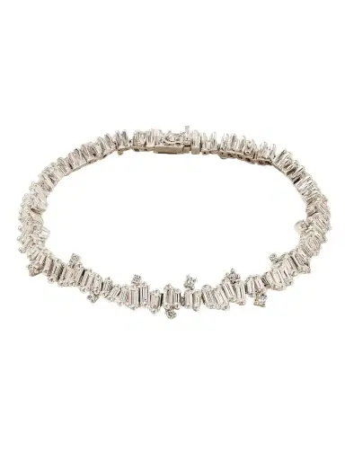 Suzanne Kalan 18-karat White Gold Diamond Bracelet | Thumbnail 1 Suzanne Kalan 18-karat White Gold Diamond Bracelet | Thumbnail 1