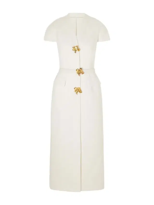 Wool-blend Tweed Midi Dress