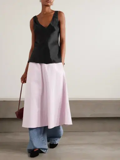AGOLDE + Maria Mcmanus Paneled Organic Cotton Camisole | Thumbnail 2