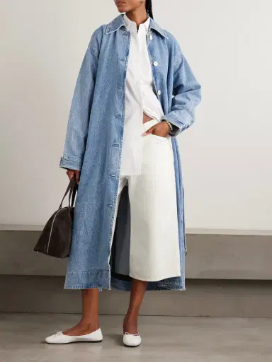 AGOLDE + Maria Mcmanus Skater Wide-leg Denim Shorts | Thumbnail 2