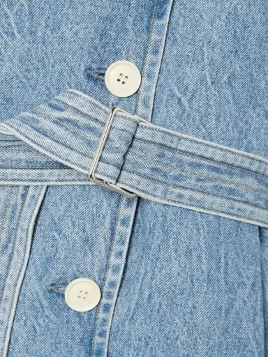 AGOLDE + Maria Mcmanus Oversized Organic And Recycled Denim Trench Coat | Thumbnail 5 AGOLDE + Maria Mcmanus Oversized Organic And Recycled Denim Trench Coat | Thumbnail 5