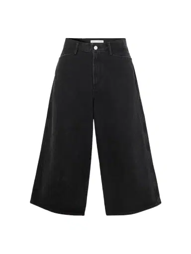 AGOLDE + Maria Mcmanus Skater Wide-leg Organic And Recycled Denim Shorts | Thumbnail 1
