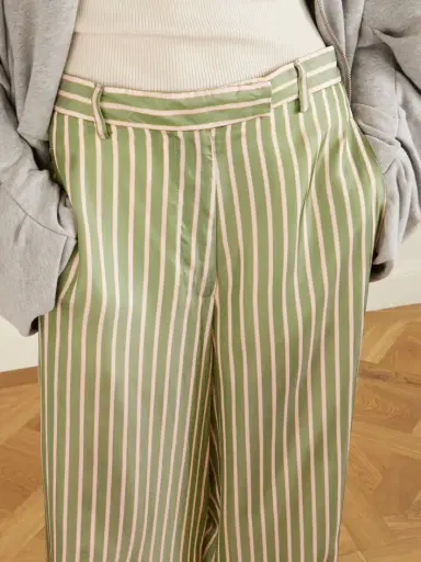 Dries Van Noten Penn Striped Satin Wide-leg Pants | Thumbnail 5