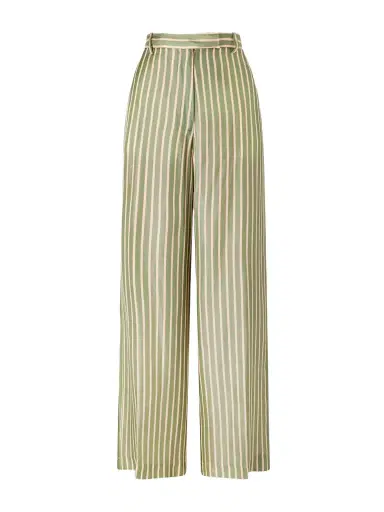 Dries Van Noten Penn Striped Satin Wide-leg Pants | Thumbnail 1