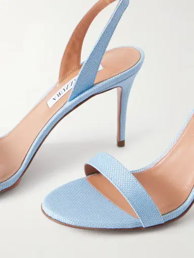 Aquazzura So Nude 85 Raffia Slingback Sandals | Thumbnail 5 Aquazzura So Nude 85 Raffia Slingback Sandals | Thumbnail 5