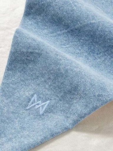 AGOLDE + Maria Mcmanus Organic And Recycled Denim Scarf | Thumbnail 3 AGOLDE + Maria Mcmanus Organic And Recycled Denim Scarf | Thumbnail 3