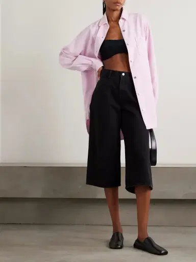 AGOLDE + Maria Mcmanus Oversized Organic Denim Shirt | Thumbnail 2 AGOLDE + Maria Mcmanus Oversized Organic Denim Shirt | Thumbnail 2