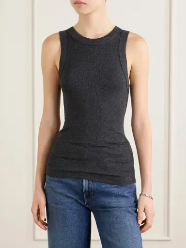 AGOLDE Leigh Ribbed Jersey Tank Top | Thumbnail 3 AGOLDE Leigh Ribbed Jersey Tank Top | Thumbnail 3