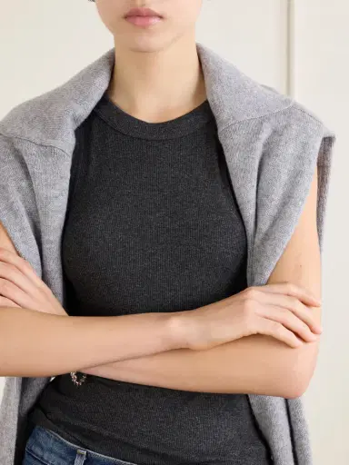 AGOLDE Leigh Ribbed Jersey Tank Top | Thumbnail 5 AGOLDE Leigh Ribbed Jersey Tank Top | Thumbnail 5
