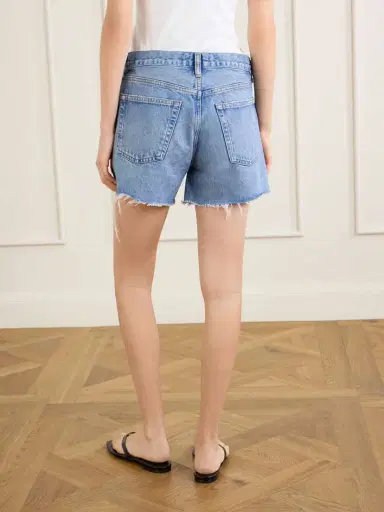 AGOLDE Parker Long Distressed Denim Shorts | Thumbnail 4 AGOLDE Parker Long Distressed Denim Shorts | Thumbnail 4