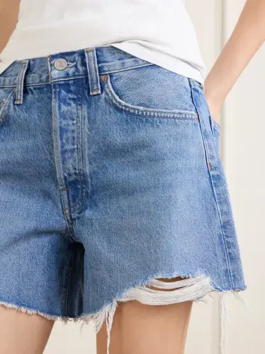 AGOLDE Parker Long Distressed Denim Shorts | Thumbnail 5 AGOLDE Parker Long Distressed Denim Shorts | Thumbnail 5