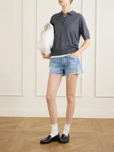 AGOLDE Parker Distressed Denim Shorts | Thumbnail 2 AGOLDE Parker Distressed Denim Shorts | Thumbnail 2