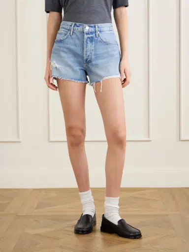 AGOLDE Parker Distressed Denim Shorts | Thumbnail 3 AGOLDE Parker Distressed Denim Shorts | Thumbnail 3
