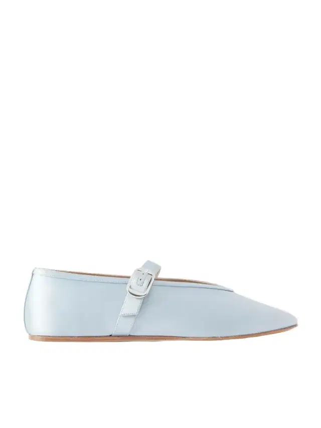 Stella Satin Mary Jane Ballet Flats