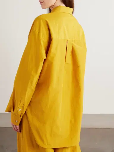 Jamie Haller The Essential Cotton And Silk-blend Shirt | Thumbnail 4 Jamie Haller The Essential Cotton And Silk-blend Shirt | Thumbnail 4