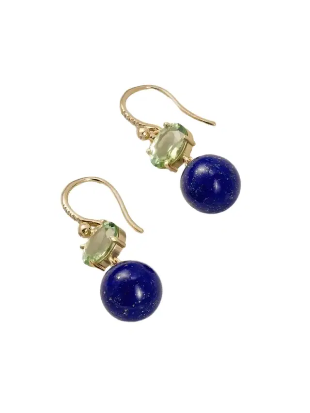 Gumball 18-karat Gold Multi-stone Earrings