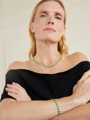 Irene Neuwirth 18-karat Gold Emerald Bracelet | Thumbnail 2