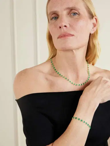 Irene Neuwirth 18-karat Gold Emerald Bracelet | Thumbnail 5