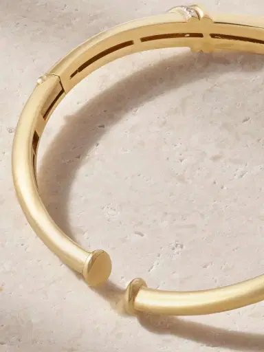 L’Atelier Nawbar Stackable Bangle 18-karat Gold Diamond Bangle | Thumbnail 3 L’Atelier Nawbar Stackable Bangle 18-karat Gold Diamond Bangle | Thumbnail 3