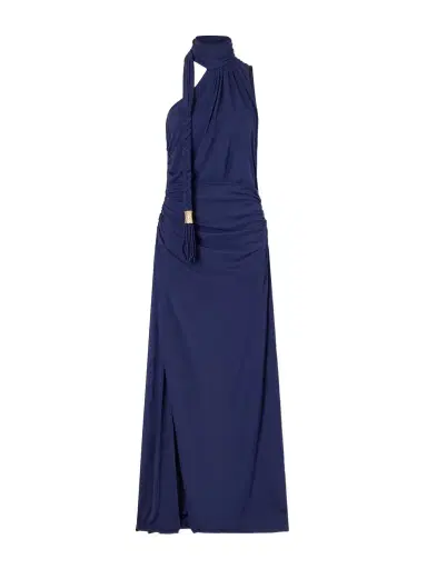 Simkhai Moira Tussled Ruched Stretch-jersey Gown | Thumbnail 1 Simkhai Moira Tussled Ruched Stretch-jersey Gown | Thumbnail 1