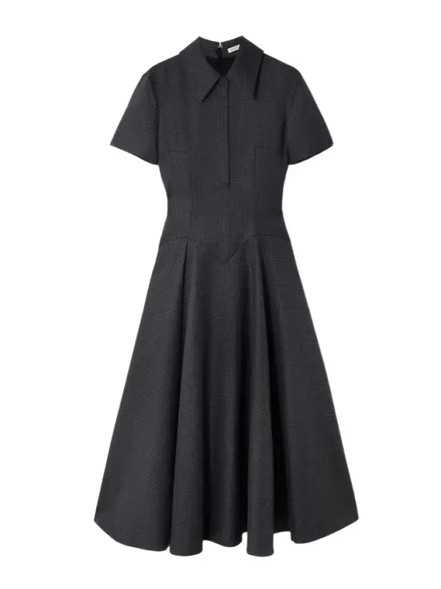 Jody Paneled Prince Of Wales Checked Wool-blend Midi Shirt Dress