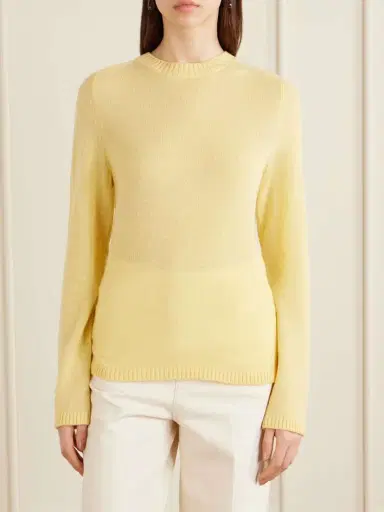 The Elder Statesman Laurel Cashmere Sweater | Thumbnail 3