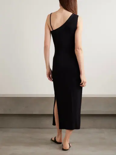Max Mara Beachwear One-shoulder Ruched Stretch-jersey Midi Dress | Thumbnail 3