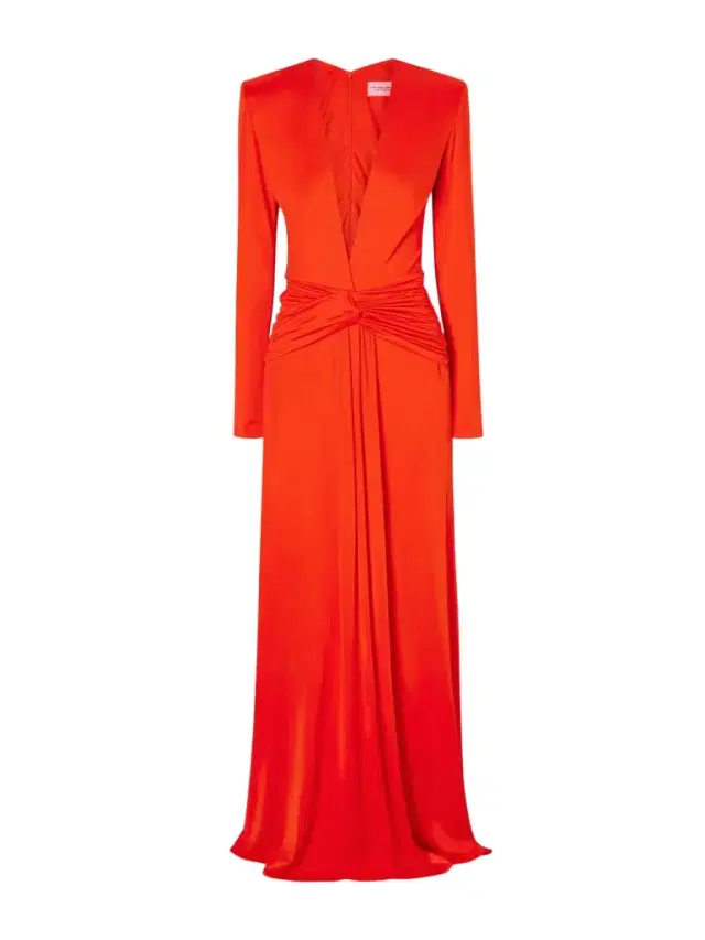 Azure Satin Maxi Dress