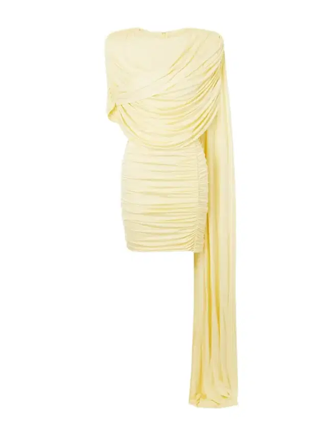 Khara Scarf-detailed Draped Jersey Mini Dress