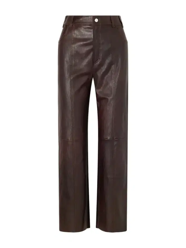 Benny Leather Straight-leg Pants