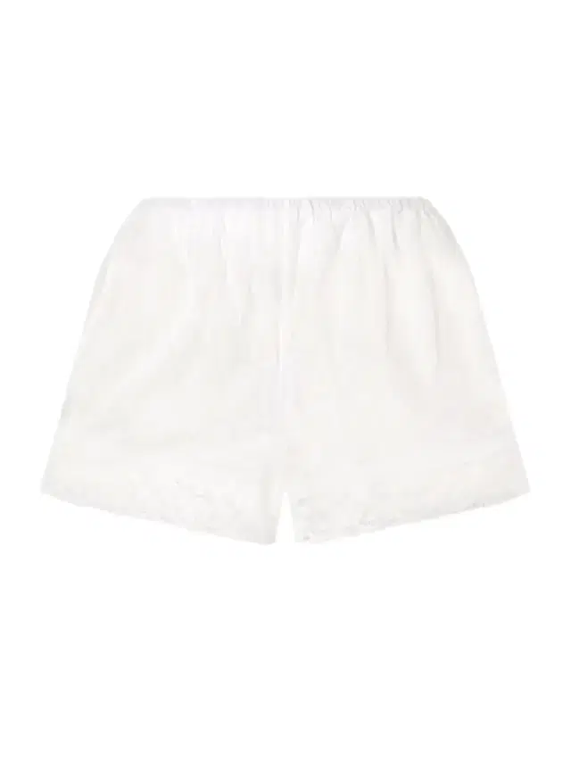 Eres Floralie Embroidered Cotton-blend Shorts
