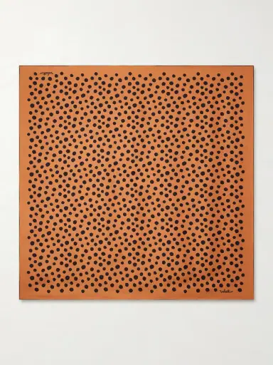 Valentino Garavani Polka-dot Silk-twill Scarf | Thumbnail 5