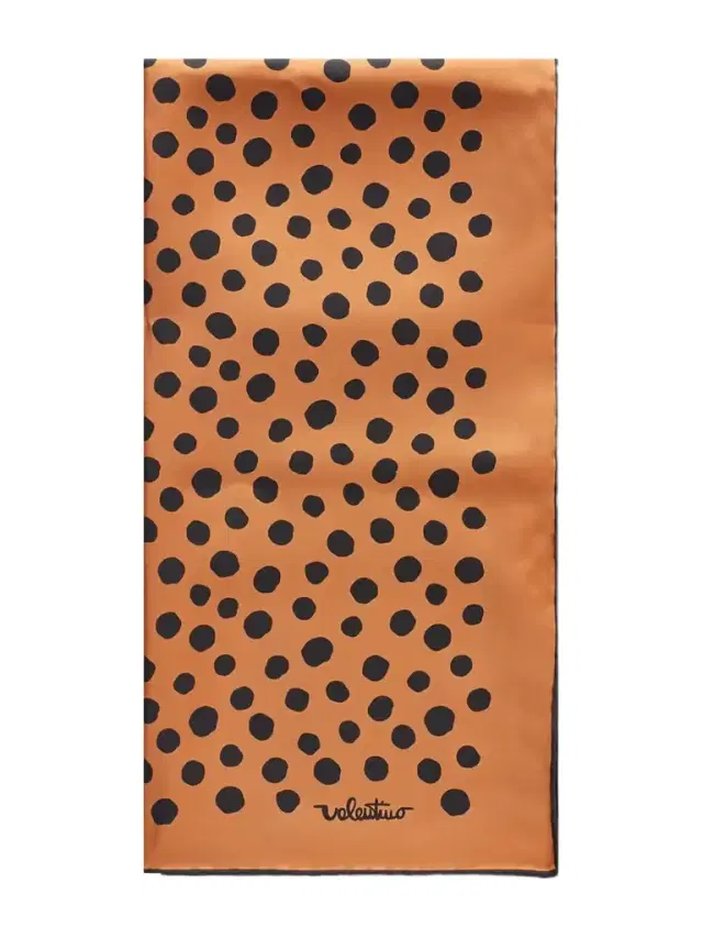 Polka-dot Silk-twill Scarf