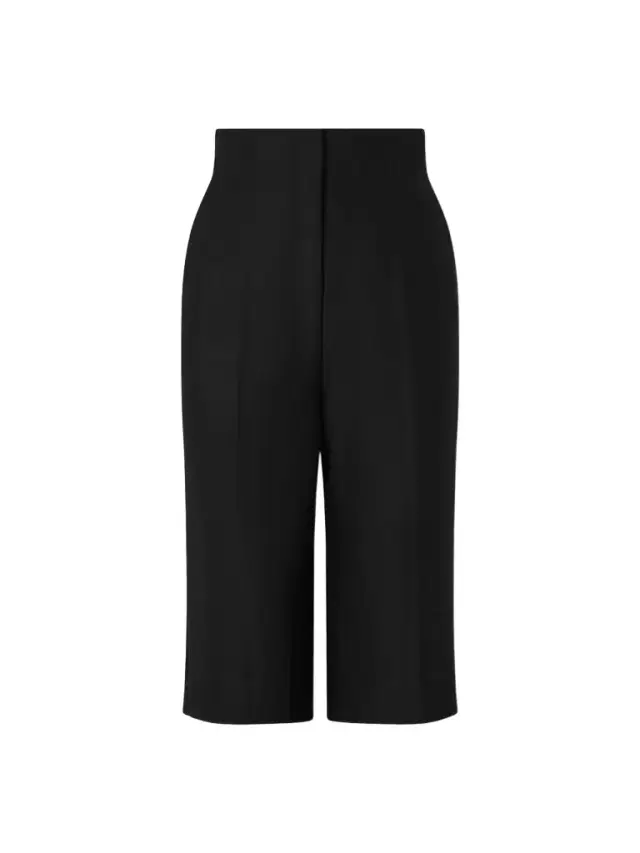 Raelle Wool And Silk-blend Straight-leg Shorts