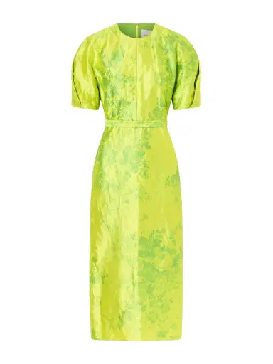 Erdem Printed Crinkled-satin Midi Dress | Thumbnail 1