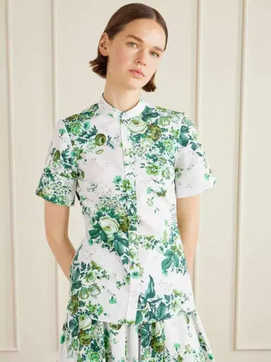 Erdem Floral-print Cotton-poplin Shirt | Thumbnail 3 Erdem Floral-print Cotton-poplin Shirt | Thumbnail 3