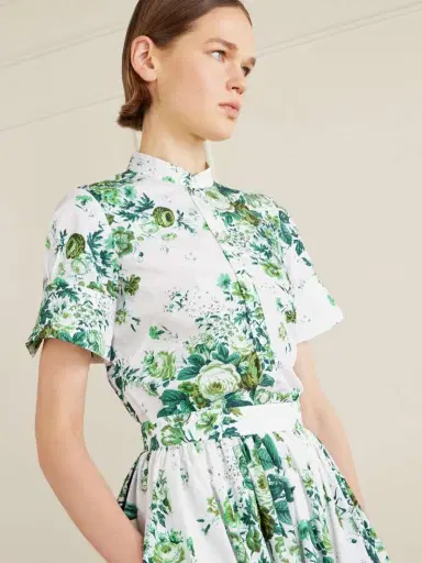 Erdem Floral-print Cotton-poplin Shirt | Thumbnail 5 Erdem Floral-print Cotton-poplin Shirt | Thumbnail 5