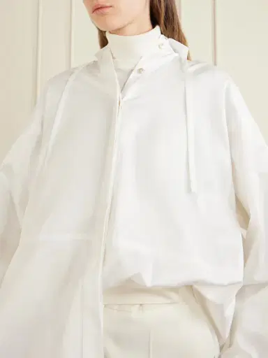 RÙADH The Dune Tie-detailed Cotton-sateen Shirt | Thumbnail 5 RÙADH The Dune Tie-detailed Cotton-sateen Shirt | Thumbnail 5