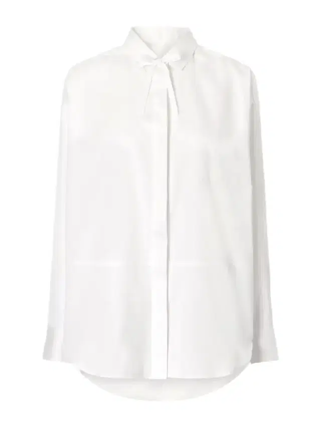 RÙADH The Dune Tie-detailed Cotton-sateen Shirt