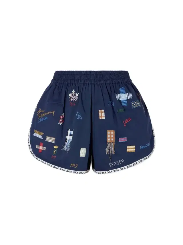 Claira Embroidered Cotton Shorts
