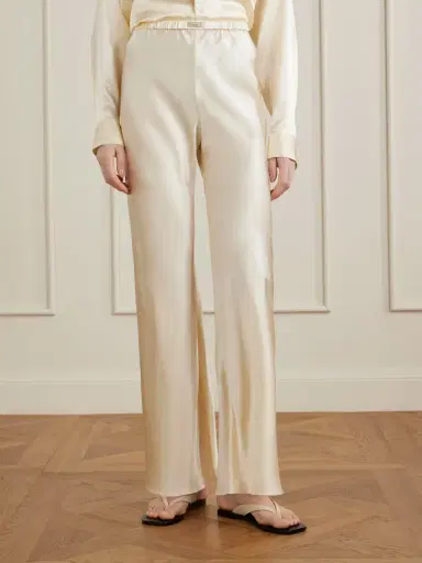 Comme Si Silk-bias Straight-leg Pants | Thumbnail 2