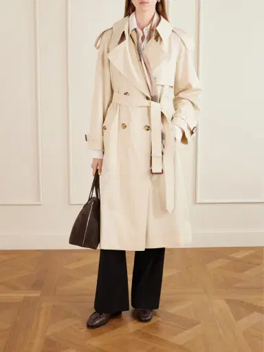 Burberry Fitzrovia Belted Cotton-gabardine Trench Coat | Thumbnail 2
