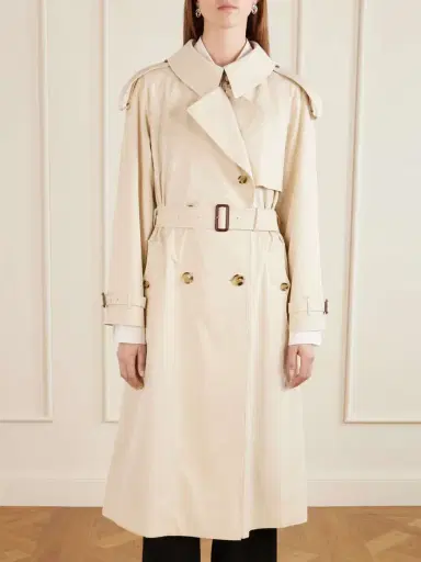 Burberry Fitzrovia Belted Cotton-gabardine Trench Coat | Thumbnail 3
