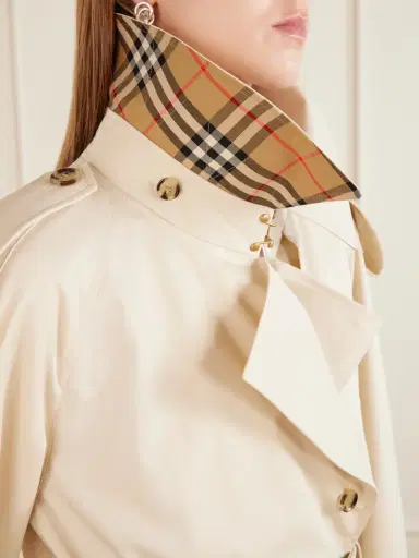 Burberry Fitzrovia Belted Cotton-gabardine Trench Coat | Thumbnail 5