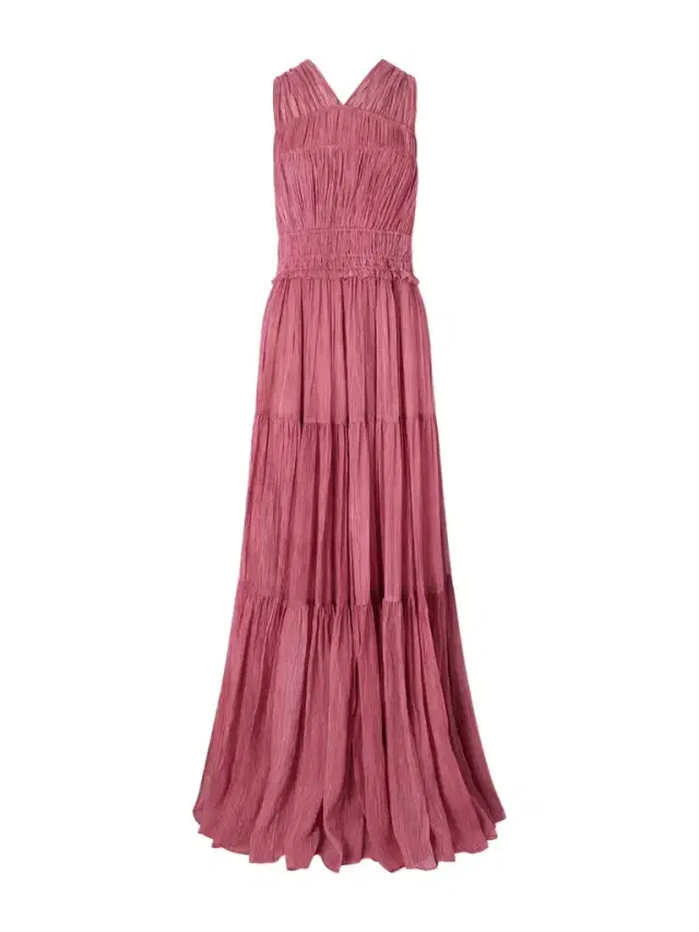 Freesia Silk-crepon Gown