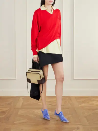 Loewe Cashmere And Silk-blend Polo Shirt | Thumbnail 2