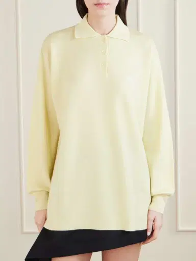 Loewe Cashmere And Silk-blend Polo Shirt | Thumbnail 3