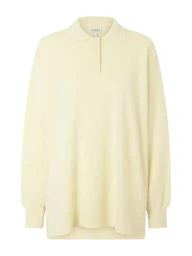 Loewe Cashmere And Silk-blend Polo Shirt | Thumbnail 1
