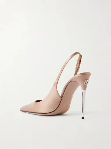 Dolce & Gabbana Satin Slingback Pumps | Thumbnail 3 Dolce & Gabbana Satin Slingback Pumps | Thumbnail 3