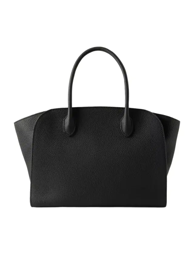 Marlo 12 Textured-leather Tote